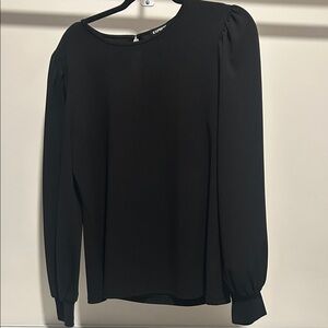 Express Classic Black Long Sleeve Blouse